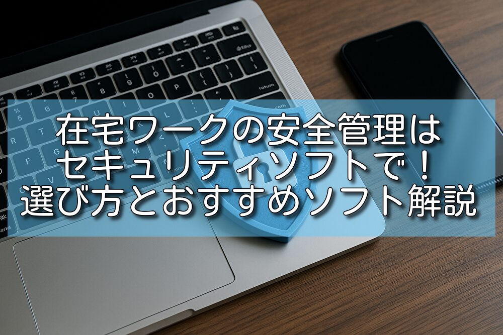 在宅ワークの安全管理はセキュリティソフトで！選び方とおすすめソフト解説